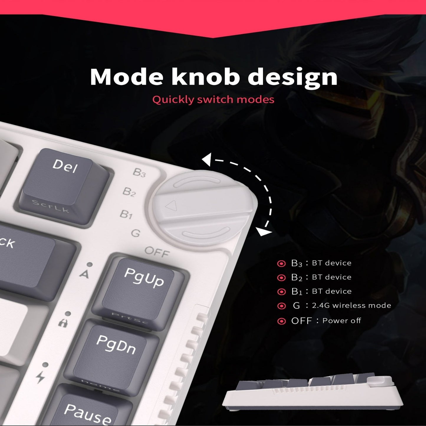 Royal Kludge RK-H81: Tri-mode,Hot-swappable, Gasket-mounted Keyboard