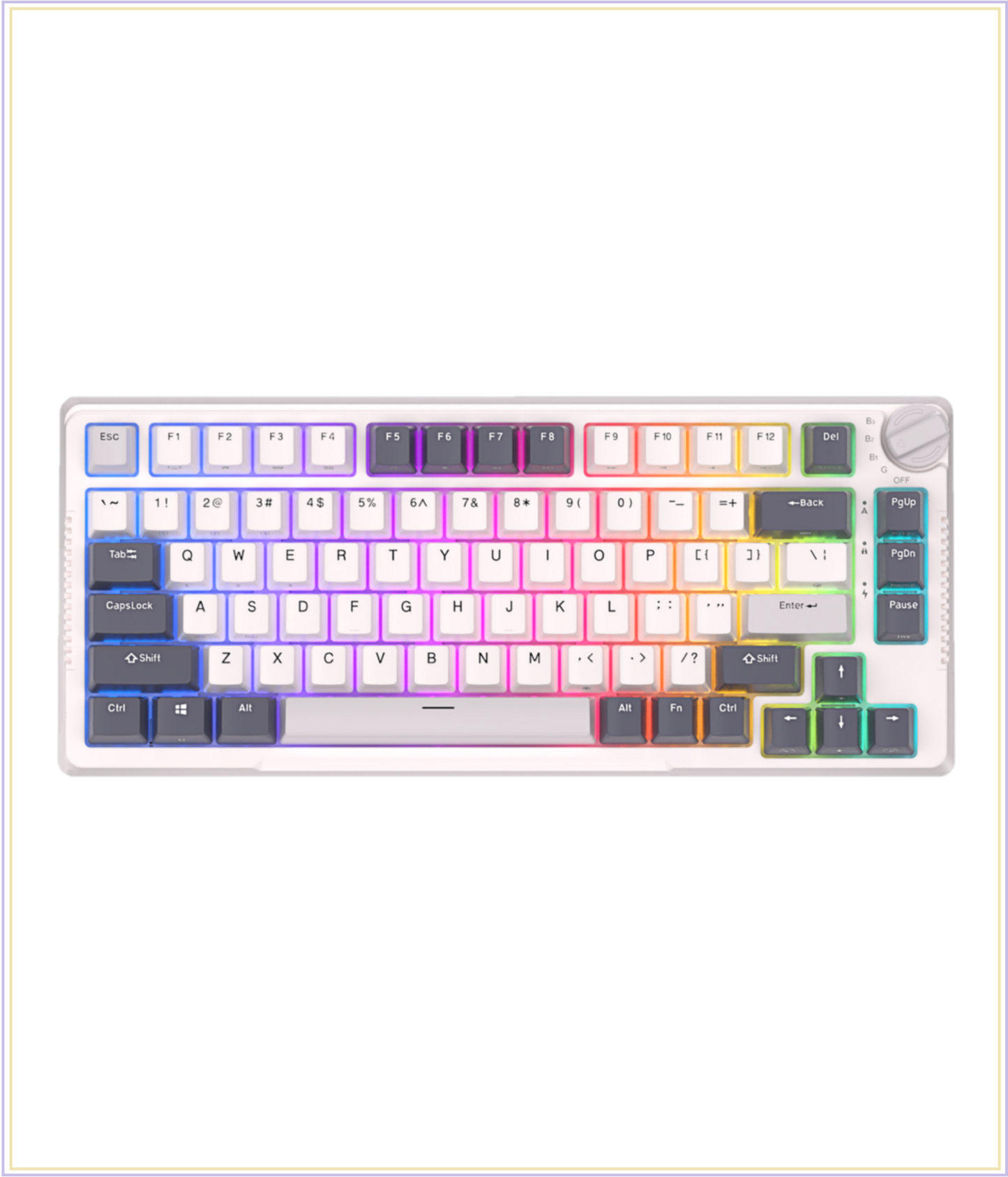 Royal Kludge RK-H81: Tri-mode,Hot-swappable, Gasket-mounted Keyboard